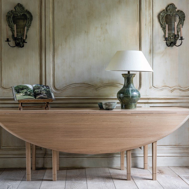 Diane Dining Table by DeFleure in Natural Oak (NFD)