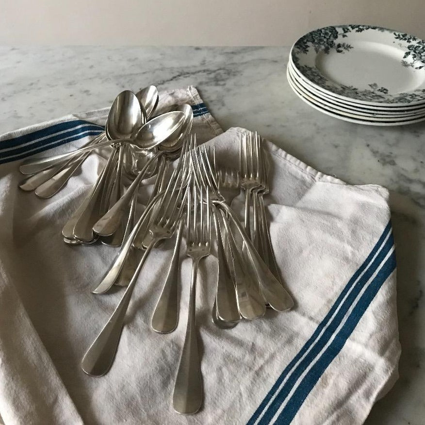 Baguette Silvered Flatware