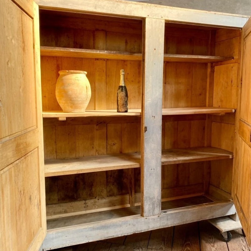 19th c French Stable Cabinet with Original Patina