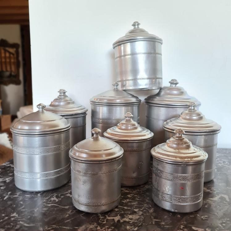 Aluminum Kitchen Canisters