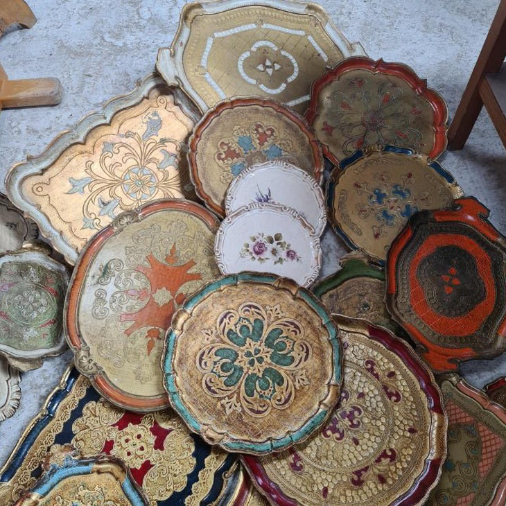 Wooden Venetian Trays