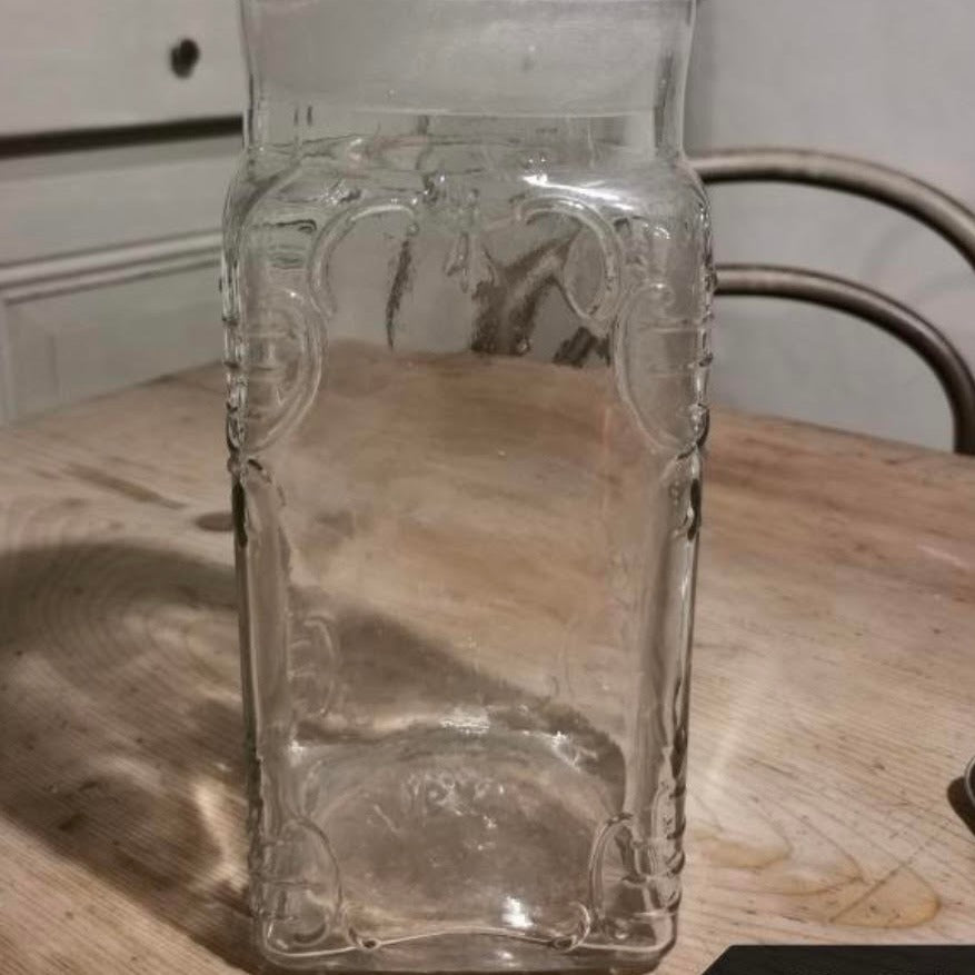 1920 French Glass Candy Jar