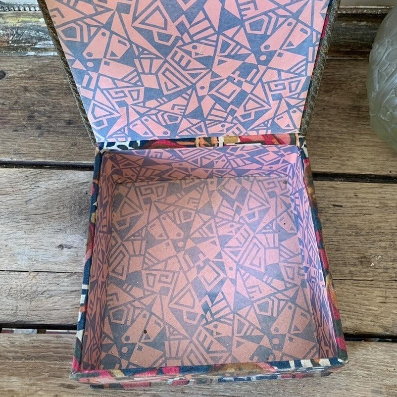1920 Fabric Covered Box