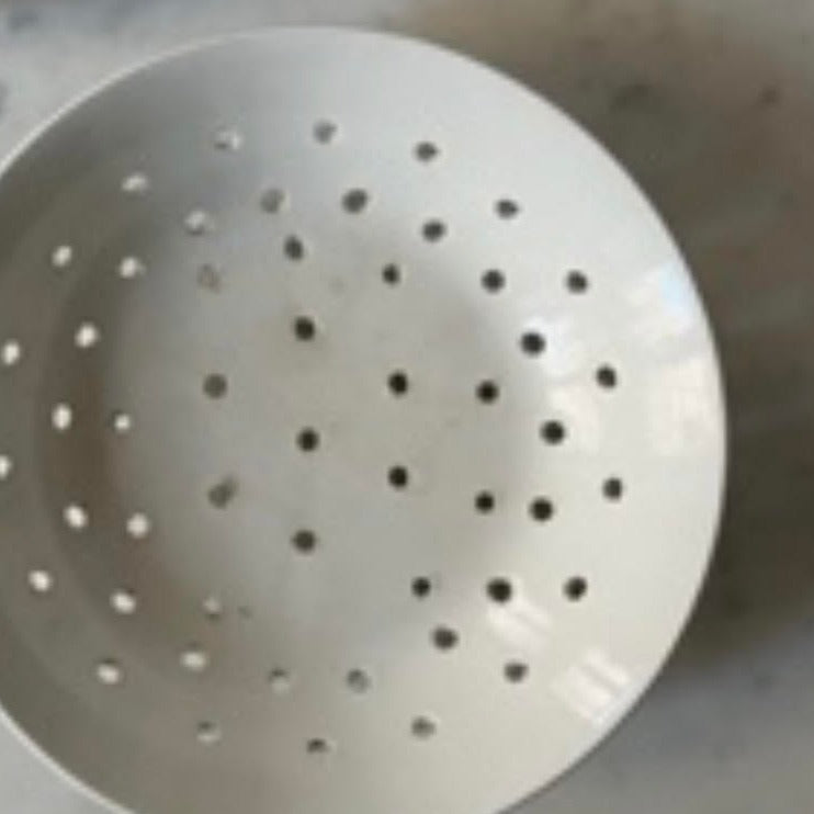 White Pierced Dish - St Amand