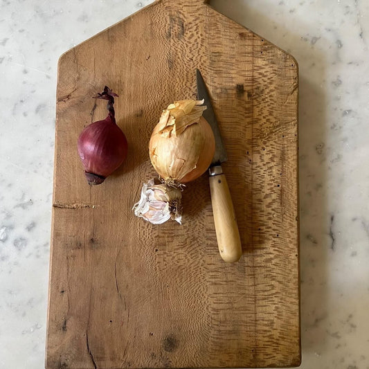 Vintage French Cutting Board, 1920