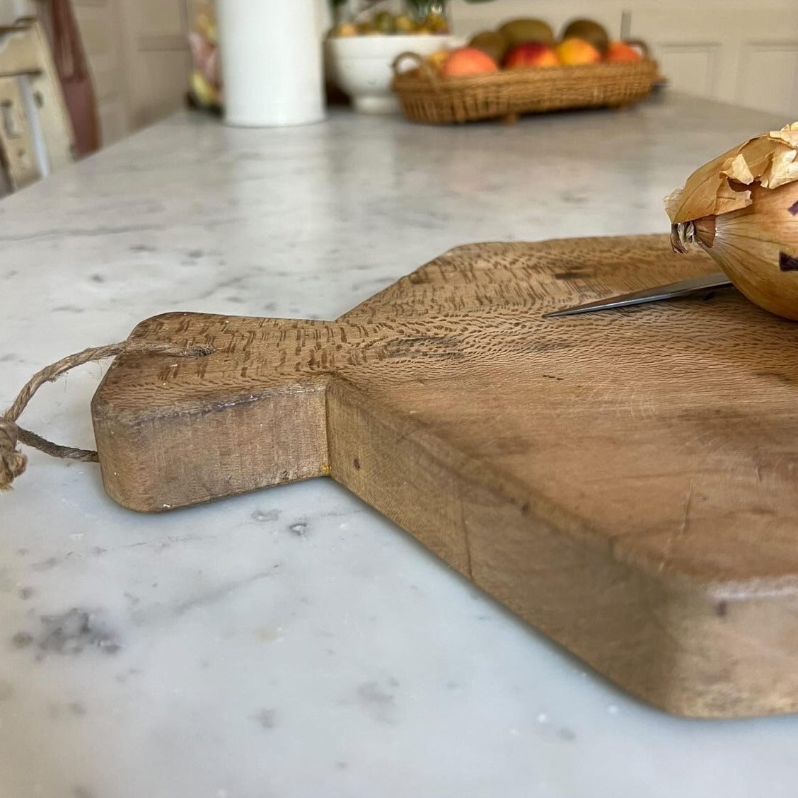Vintage French Cutting Board, 1920