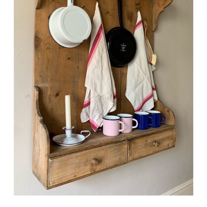 Pine French Hanging Shelf