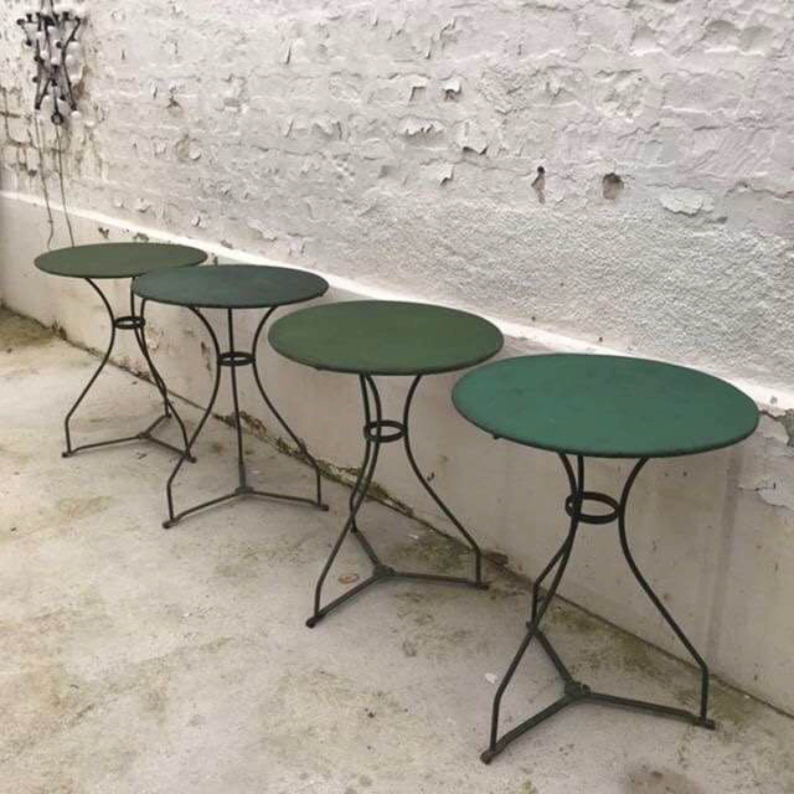 1880 French Green Garden Table