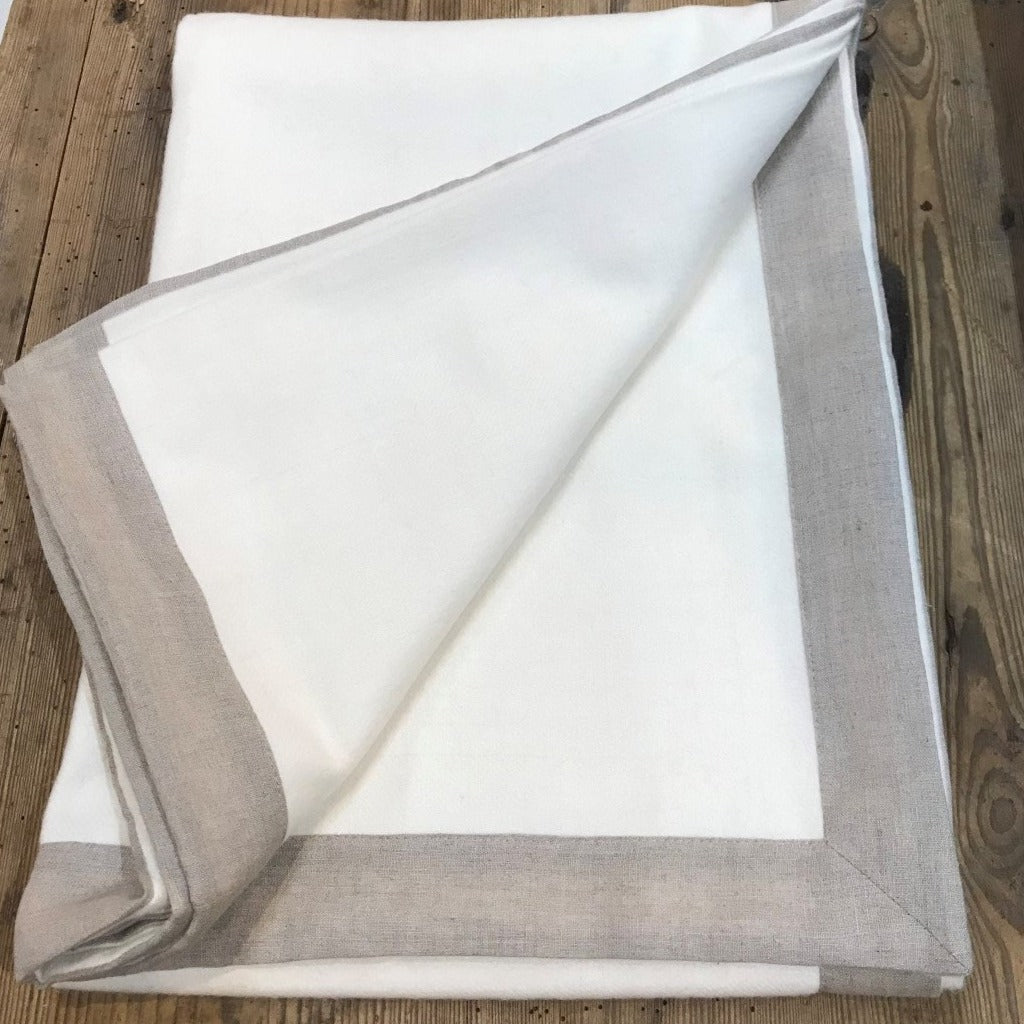 Alpaca Throw Linen Binding (Large)
