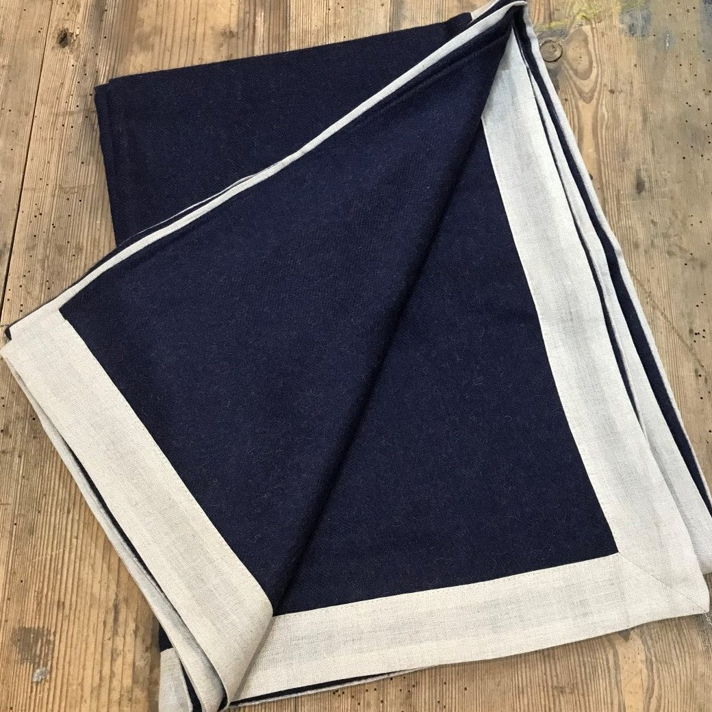 Alpaca Throw Linen Binding (Small)