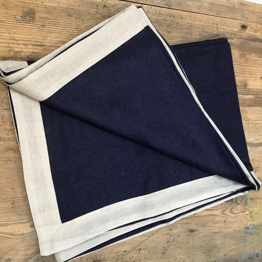 Alpaca Throw Linen Binding (Large)