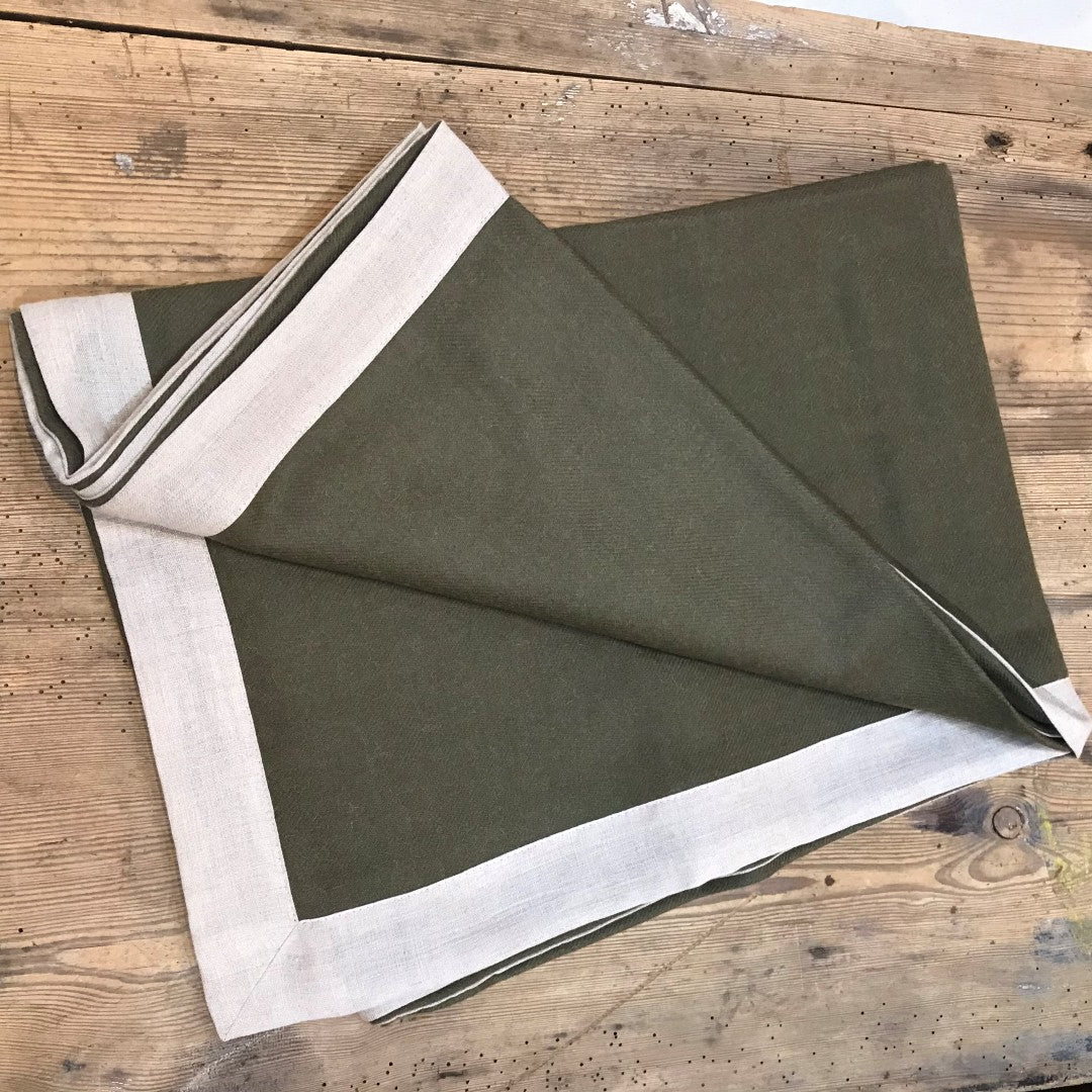 Alpaca Throw Linen Binding (Large)