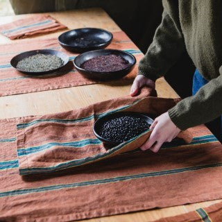 Libeco The Ontario Stripe Tablerunner