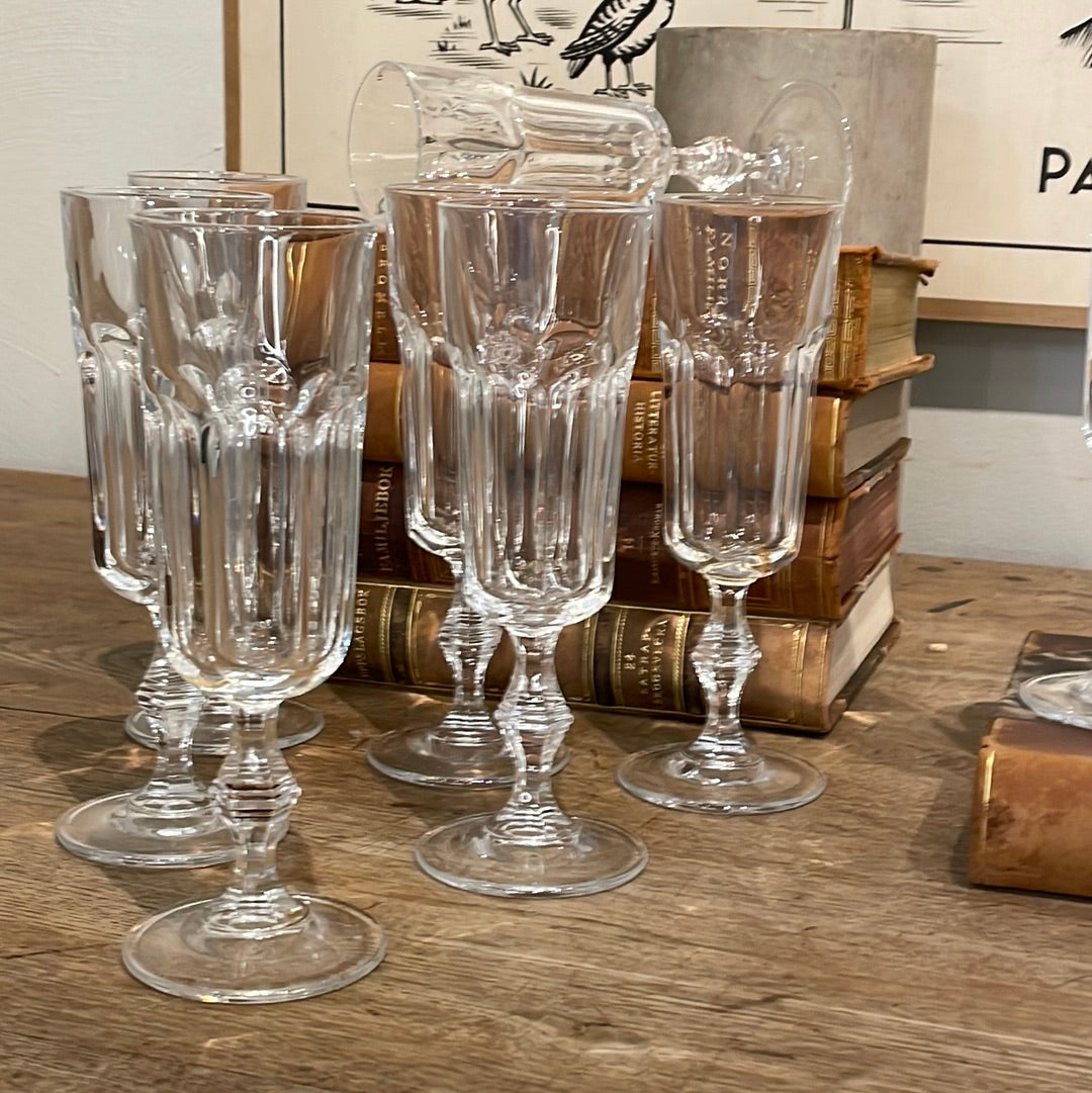 Set of 10 Champagne Glasses