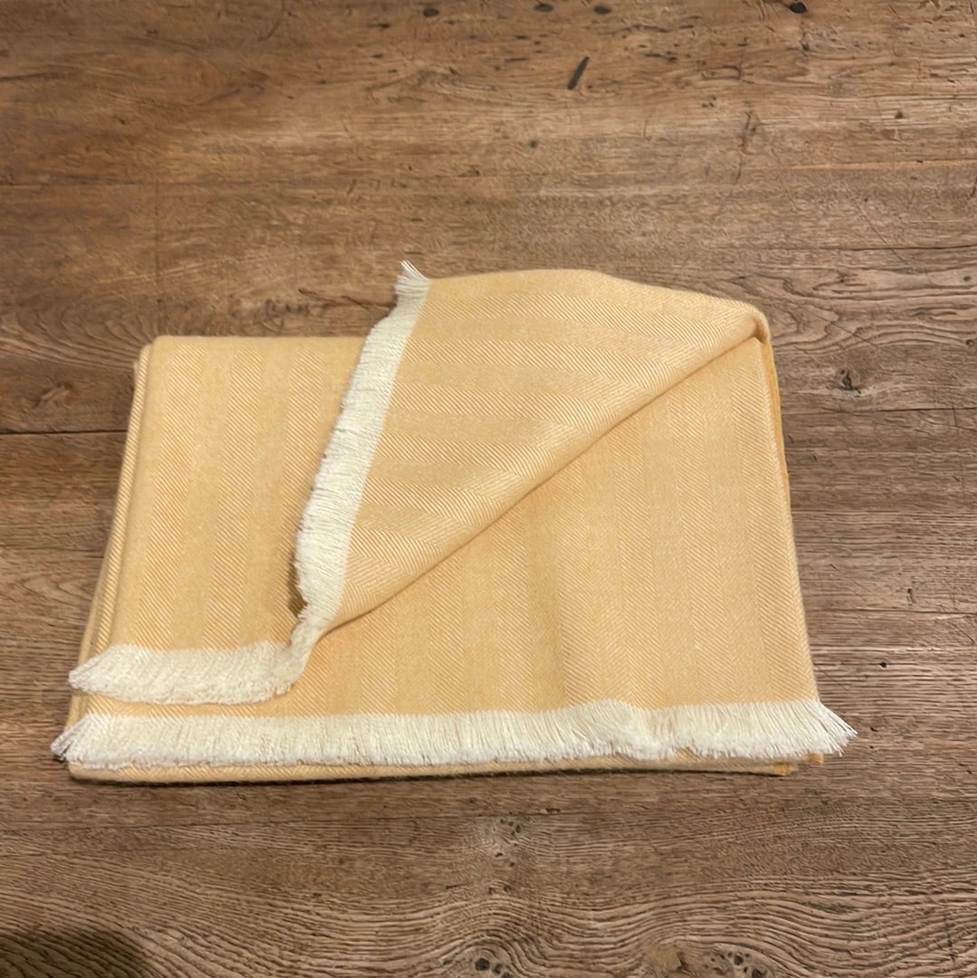 Alpaca Throw with Fringe
