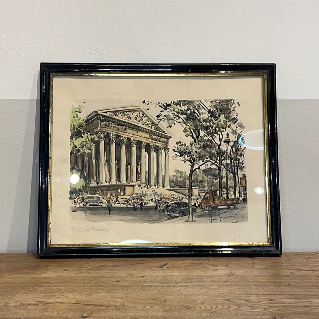 Engraving of Paris