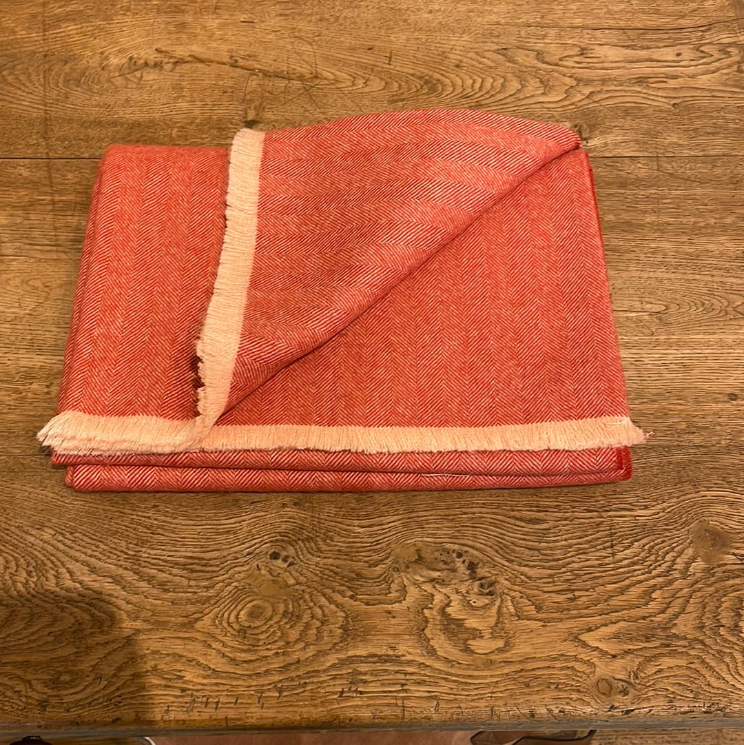 Alpaca Throw with Fringe