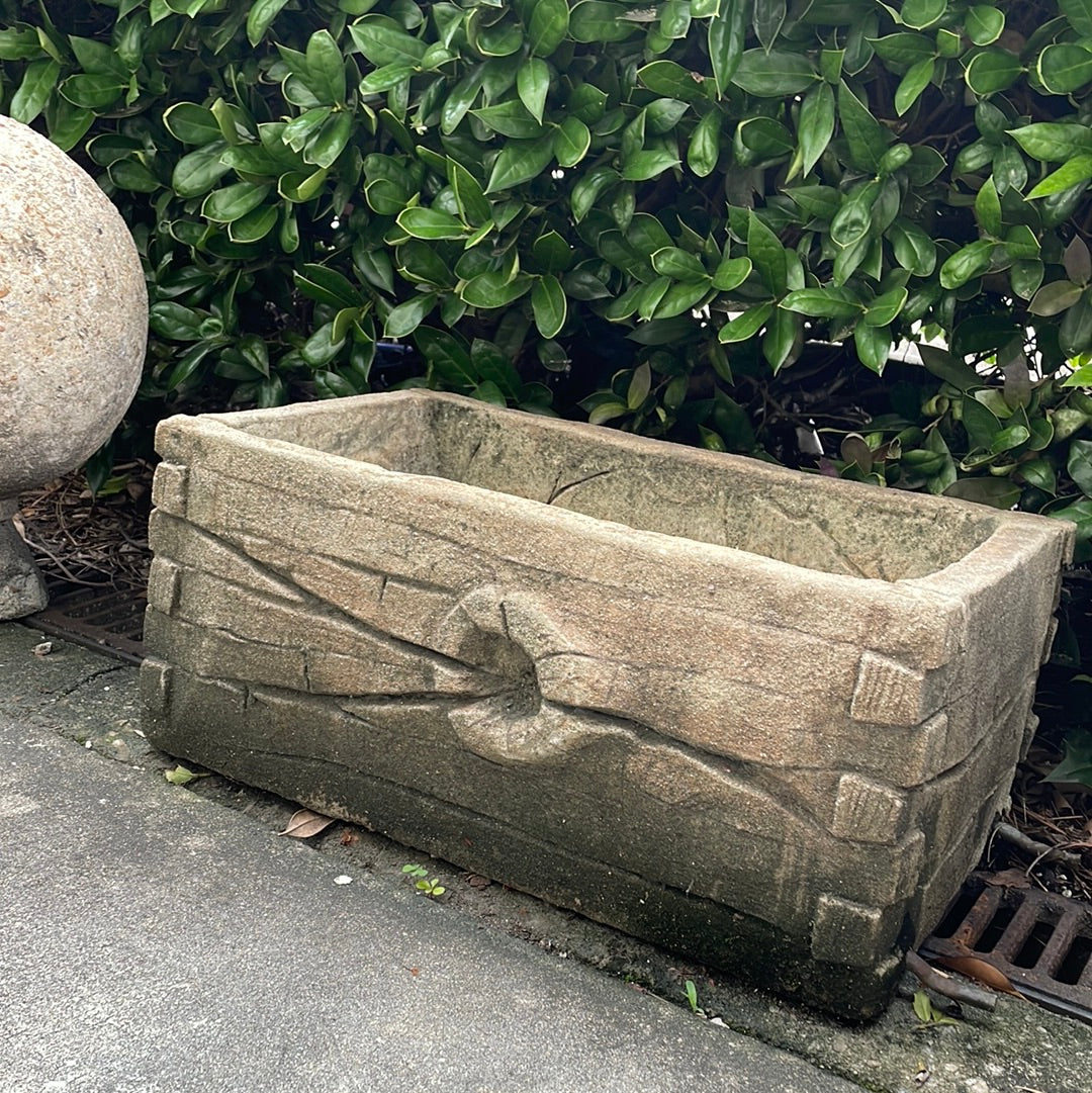 Faux Bois Planters