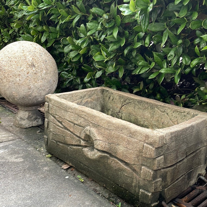 Faux Bois Planters