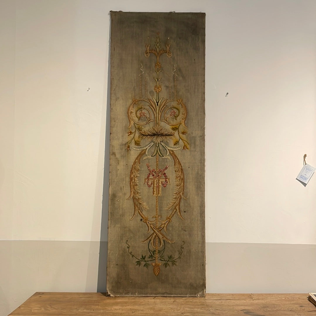 19th Century Embroidery Panel