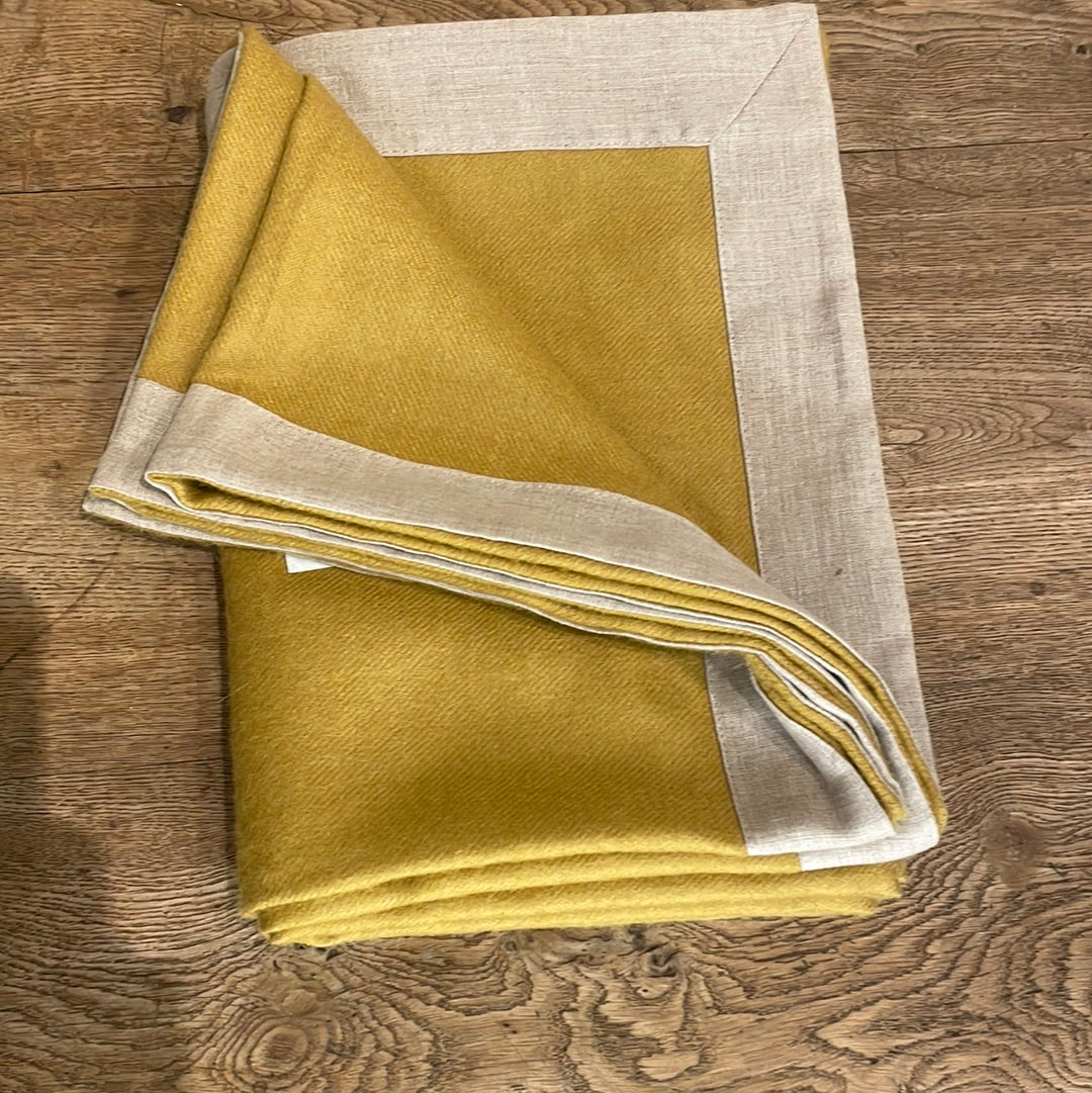 Alpaca Throw Linen Binding (Small)