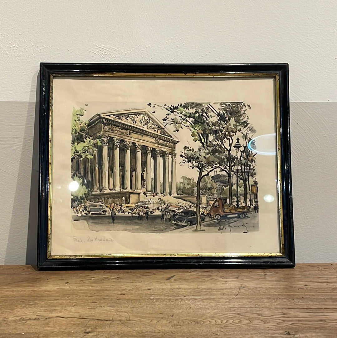 Engraving of Paris