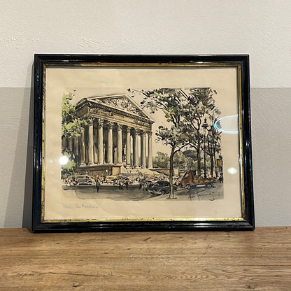 Engraving of Paris