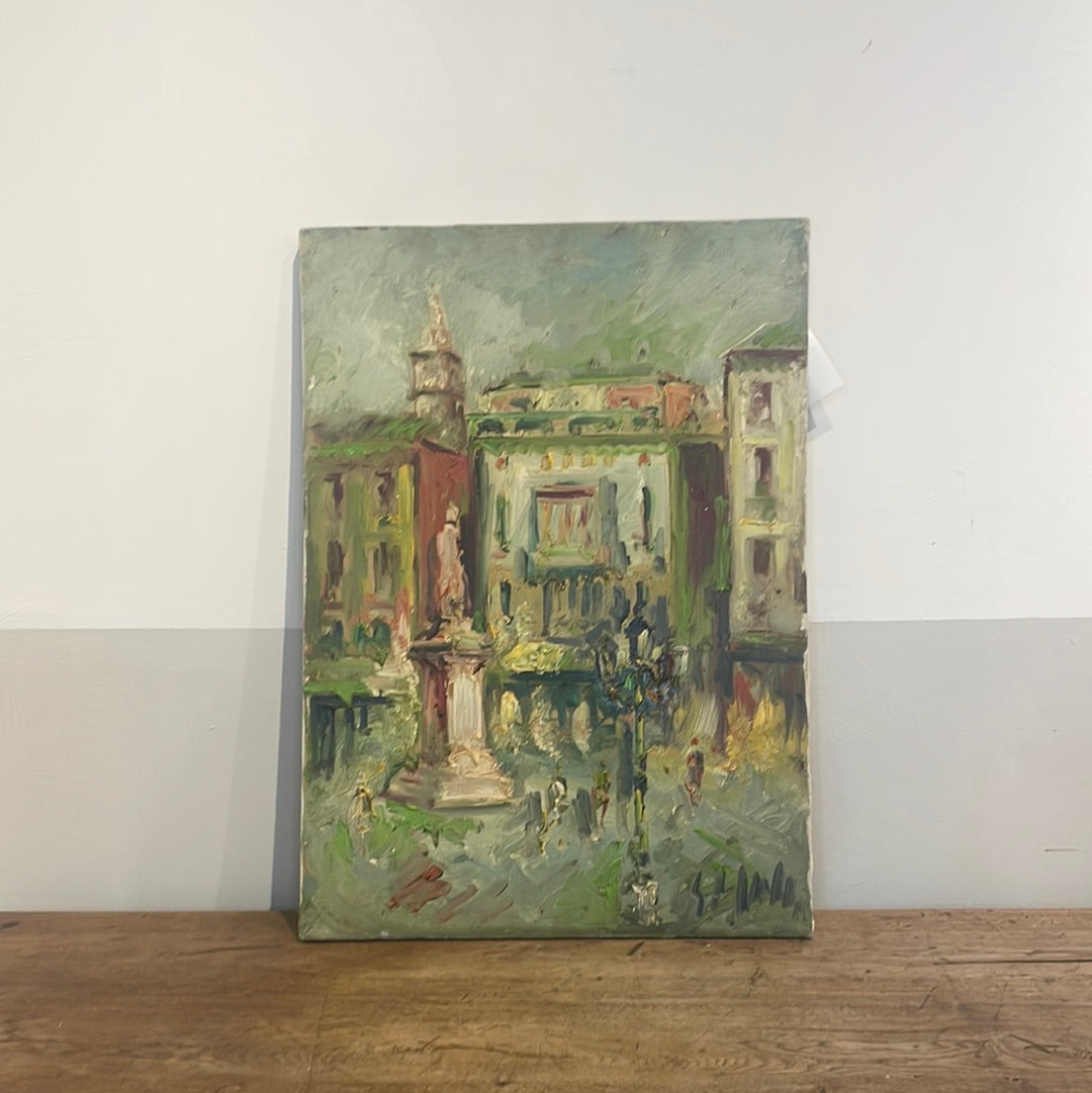 Unframed Oil Painting of Place De Vendome