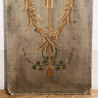 19th Century Embroidery Panel