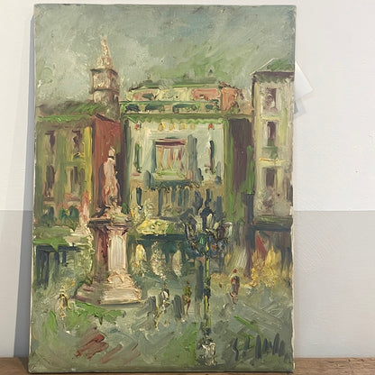Unframed Oil Painting of Place De Vendome