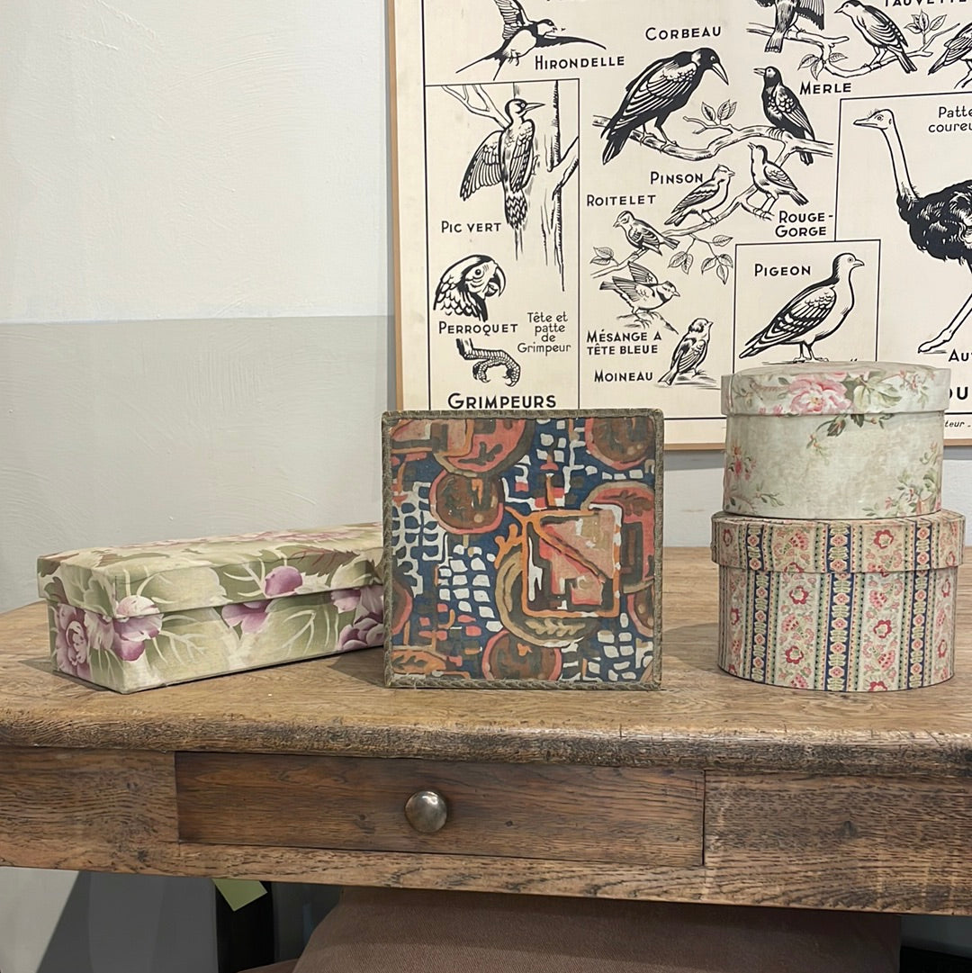 1920 Fabric Covered Box
