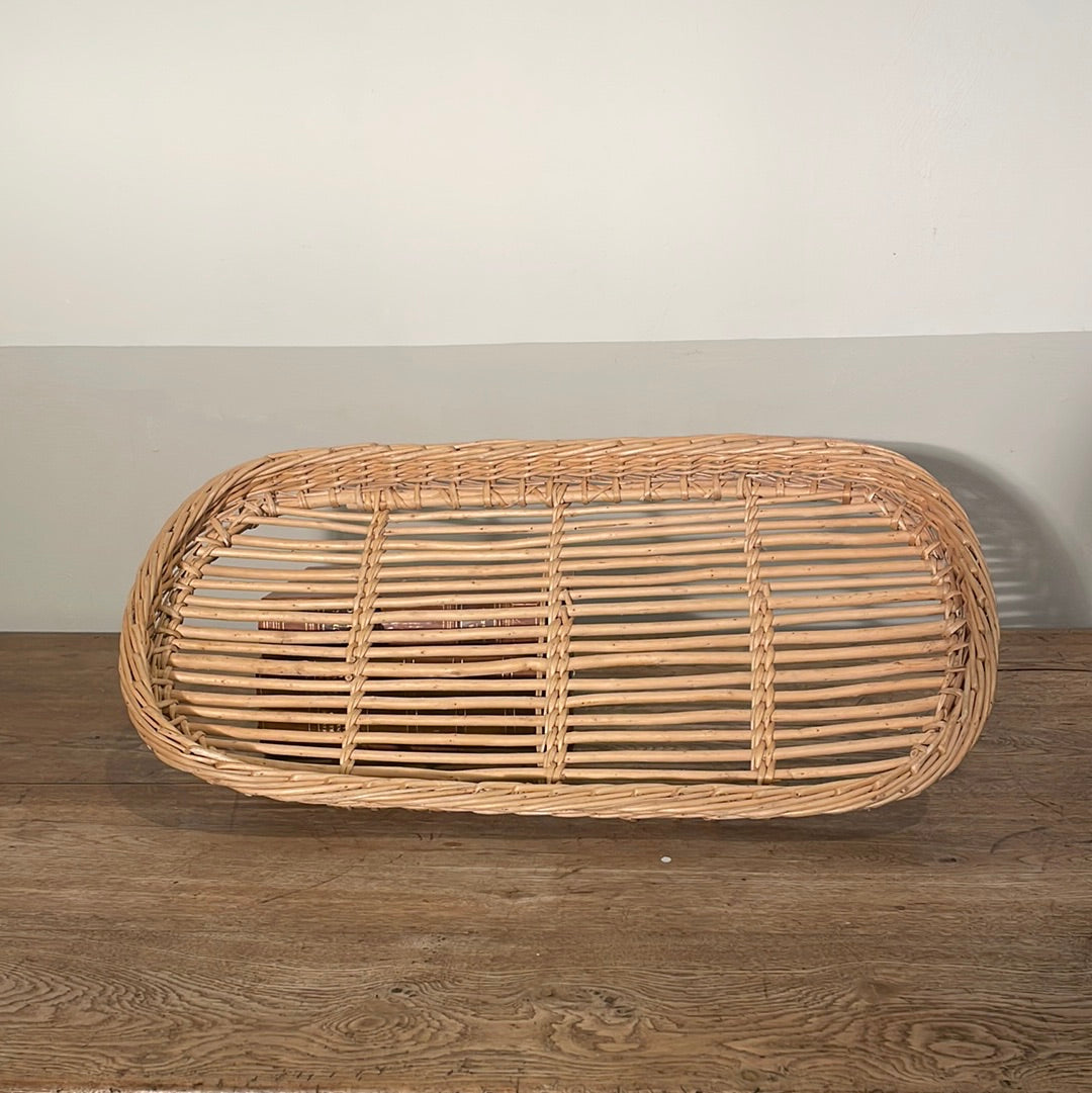 1950 French Wicker Tray