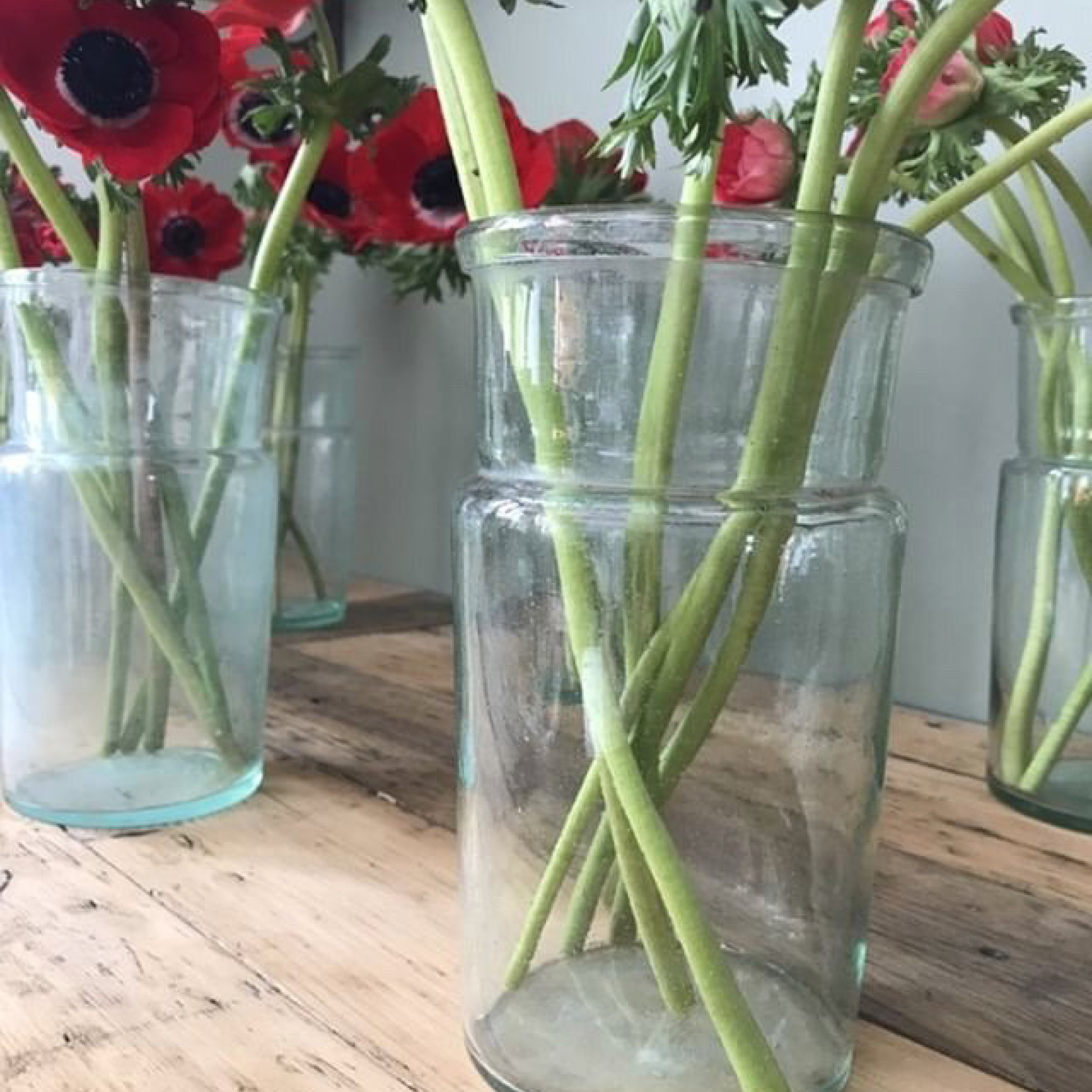 1900 French Bloom Glass Vessel / Vase